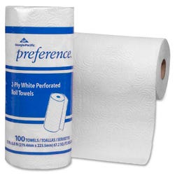 Georgia Pacific Household Towels, White, Case of 30