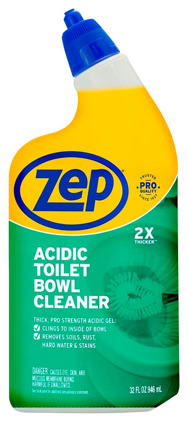 Zep Acidic Toilet Bowl Cleaner, Item Number 2050357