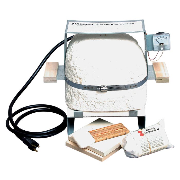 Paragon QuikFire 6 Kiln, 120 Volts, 13 Amps, 1 Phase, 2000 Degrees F