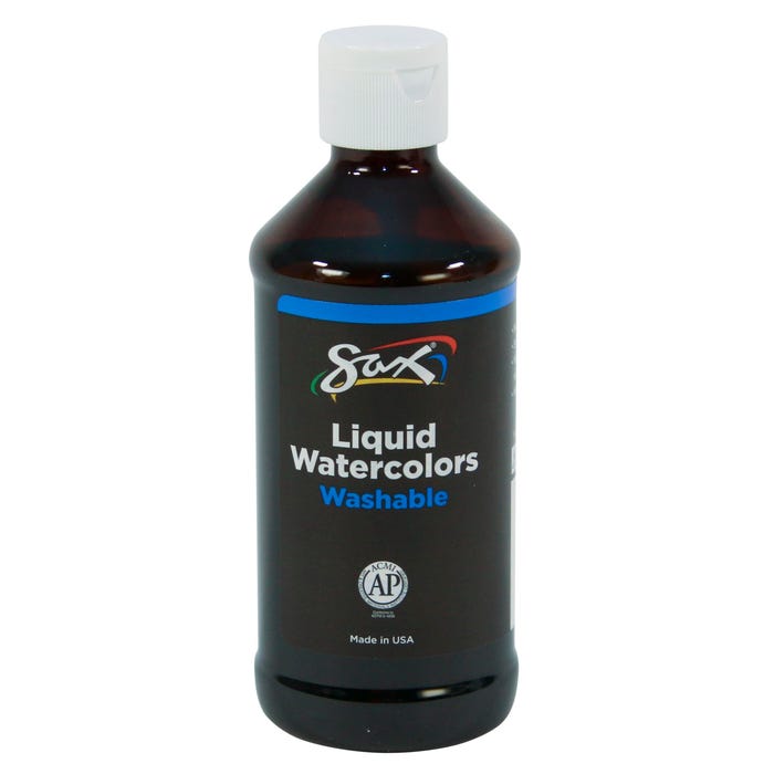 Sax Liquid Washable Watercolor Paint, 8 Ounces, Brown
