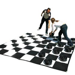 DOM Giant Checkers & Mat Kit