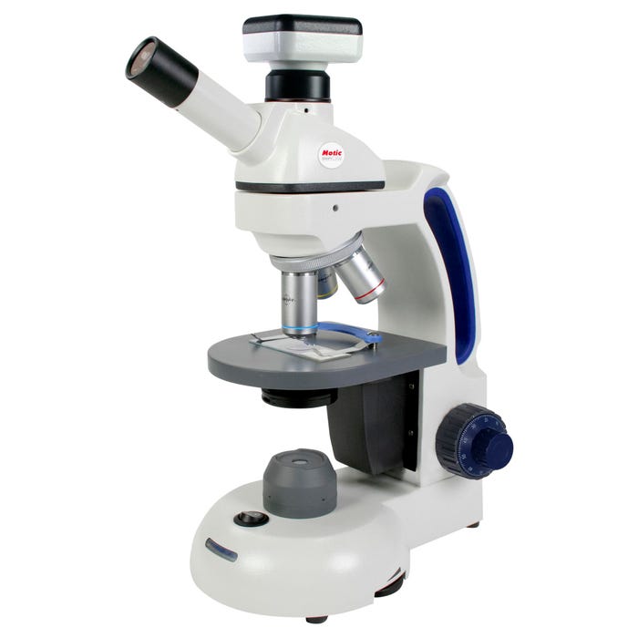 Swift Optical M3603C-WF3-X5 Monocular Compound Cordless Microscope w/Moticam X5 Camera