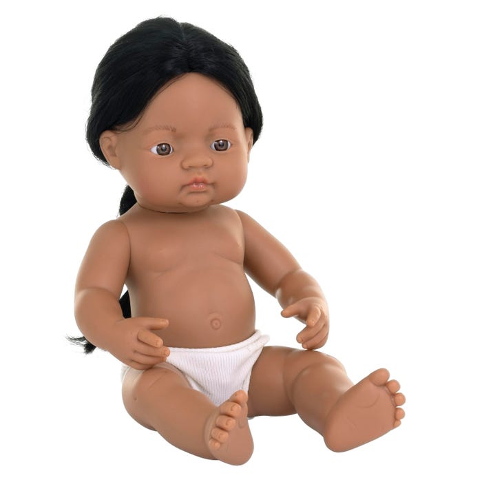 Miniland Baby Doll, 15 Inches, Native American Boy