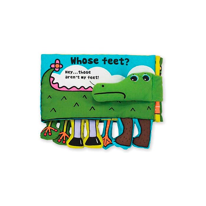 Melissa & Doug Whose Feet? Soft Activity Book for Baby