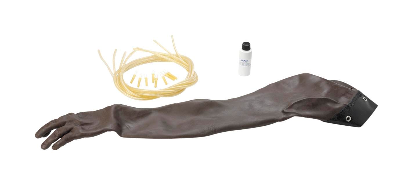 Image for Life/form® Advanced Venipuncture and Injection Arm: Skin and Vein Replacement Kit - Dark from School Specialty