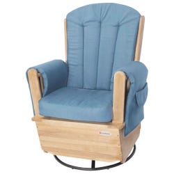 Foundations Glider Rocker, Natural/Blue 1440275