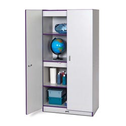 Jonti-Craft Rainbow Accents Deluxe Classroom Closet, 36 x 24 x 72 Inches 4000586