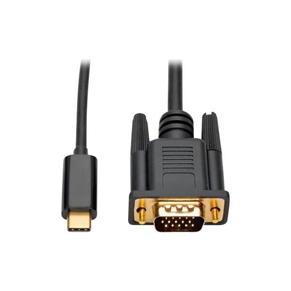 Tripp Lite USB-C to VGA Active Adapter Cable (M/M), Black 2136109