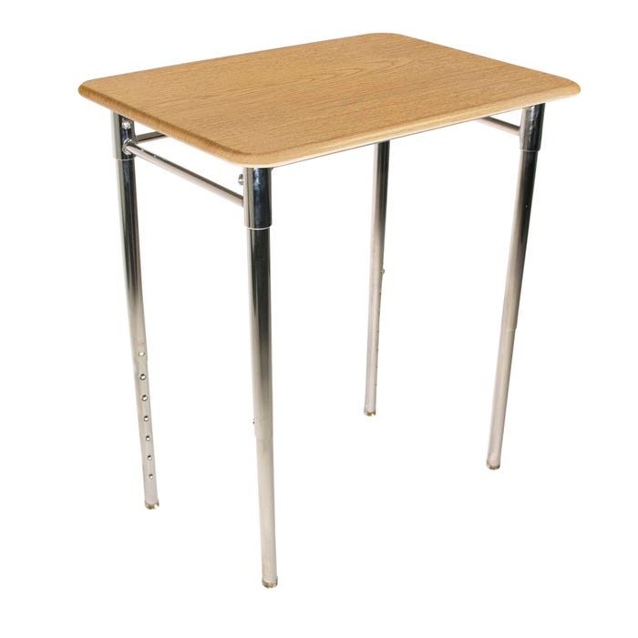 Classroom Select Contemporary Collaboration Desk, Adjustable Height, Rectangle