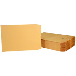 School Smart Kraft Envelopes with Clasp, 9-1/2 x 12-1/2 Inches, Pack of 100 2013891
