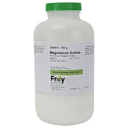 Frey Scientific Magnesium Sulfate, Anhydrous, Reagent Grade, 500mL