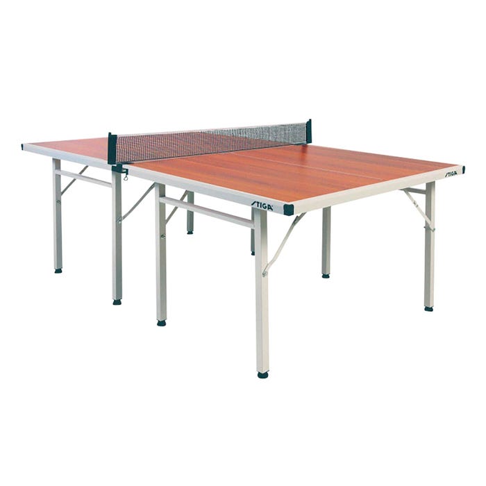 Stiga Woodgrain Space Saver Table Tennis Table, 71 x 40-1/2 x 30 Inches
