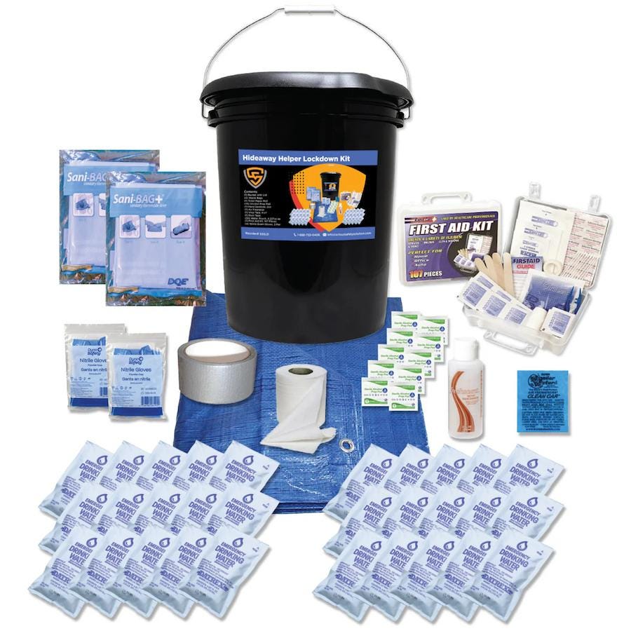 School Safety Solution Hideaway Helper Lockdown Kit 2212629