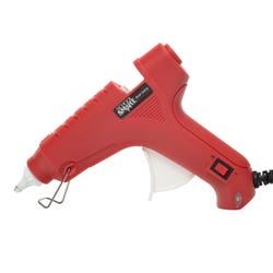 School Smart Dual Temperature Glue Gun, Full Size Standard, 40 Watt, Red 1597455