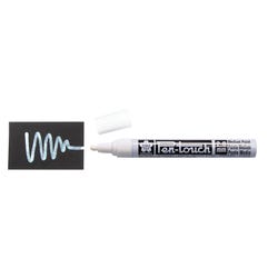 Sakura Pentouch Paint Marker, Medium Tip, Metallic White, Each 227631
