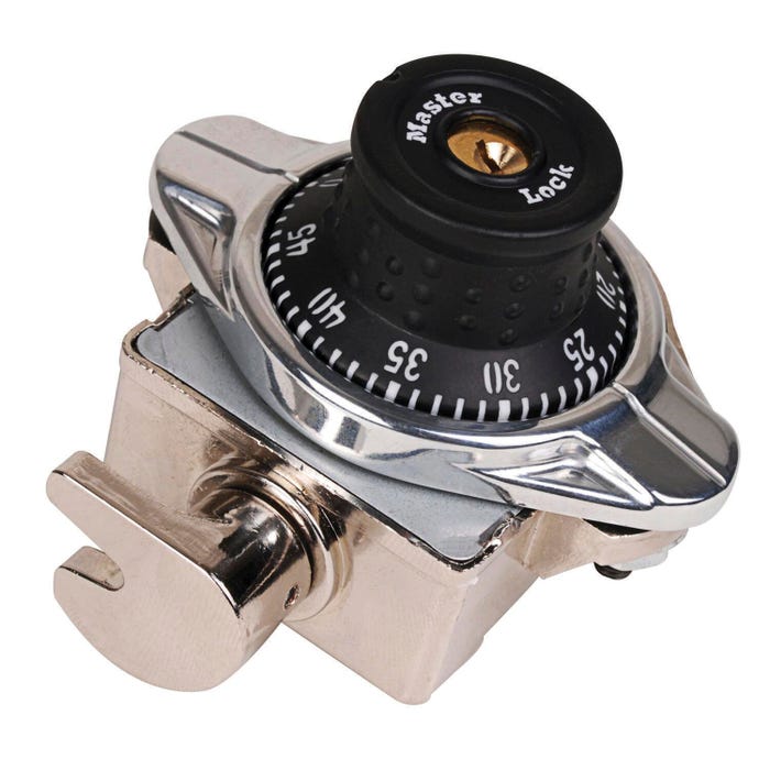 Master Lock 1695 Built-In Combination Lock for Single Point Wrap-Around Latch Lockers, Right-Hand Hinged Doors, 2 ADA User Keys