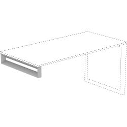Lorell Relevance Series Short Side Leg Frame, 29 W x 5-1/2 inches, Silver