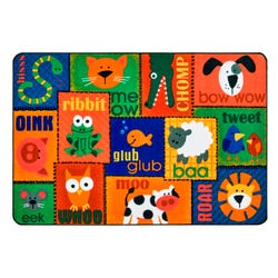 Carpets for Kids KIDSoft Animal Sounds Toddler Carpet, Rectangle 4002291