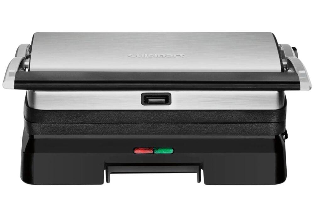Cuisinart Griddler Grill and Panini Press, Black/Silver