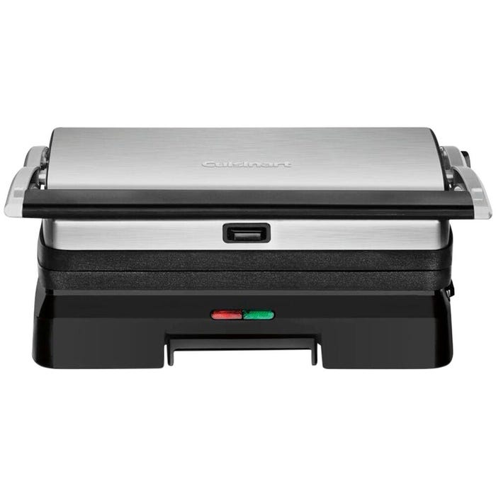 Cuisinart Griddler Grill and Panini Press, Black/Silver