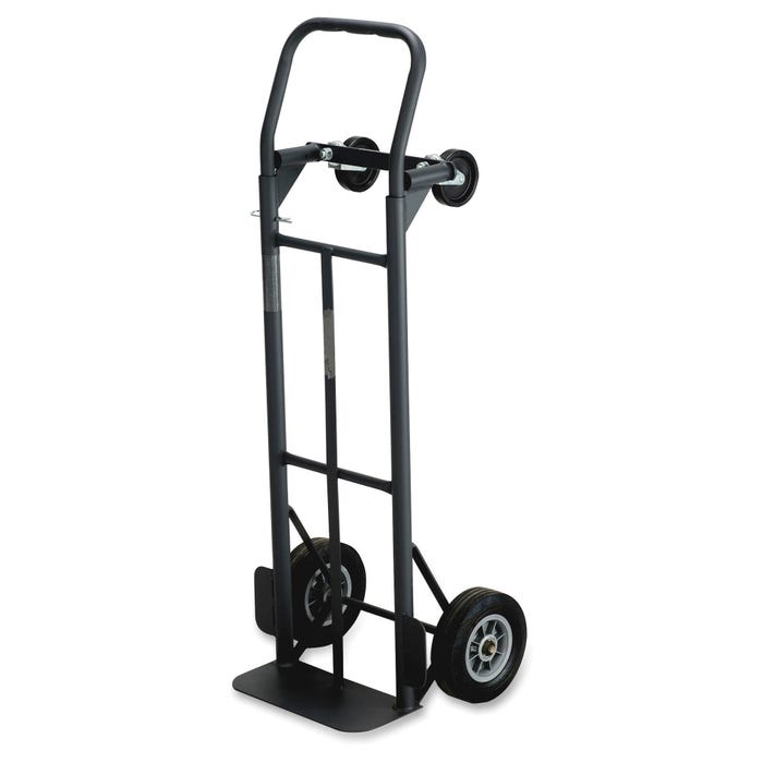 Safco Tuff Truck Convertible Hand Truck, 12 x 18-1/2 x 52 Inches, Black