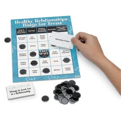 Wellness Reproduction Healthy Relationships Bingo for Teens