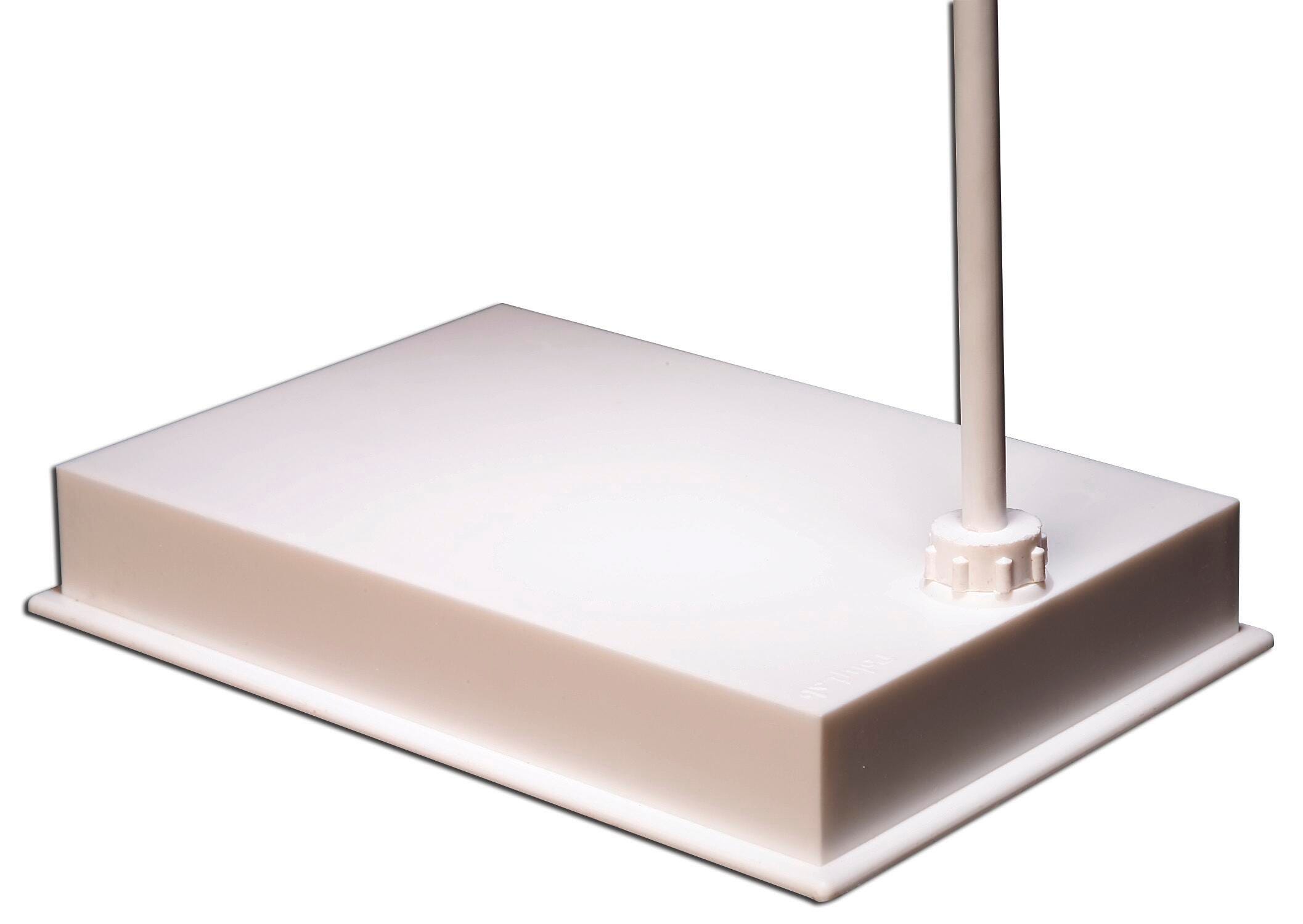 United Scientific Plastic Support Stand with Rod, 12 x 8 in Plastic Base, 30 x 1/2 in Rod, Item Number 1292874