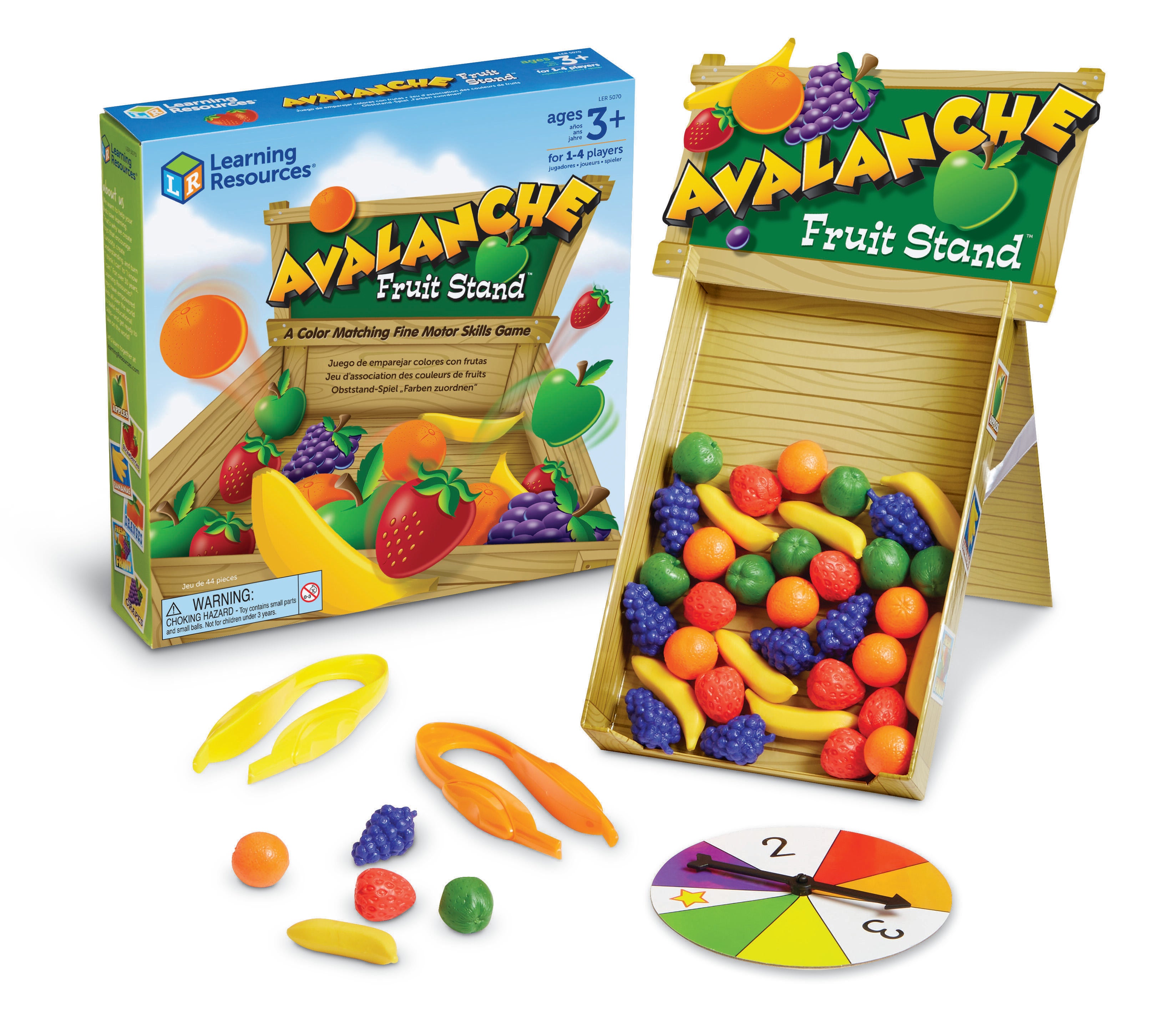 Learning Resources Avalanche Fruit Stand Kit, 43 Pieces 1426308