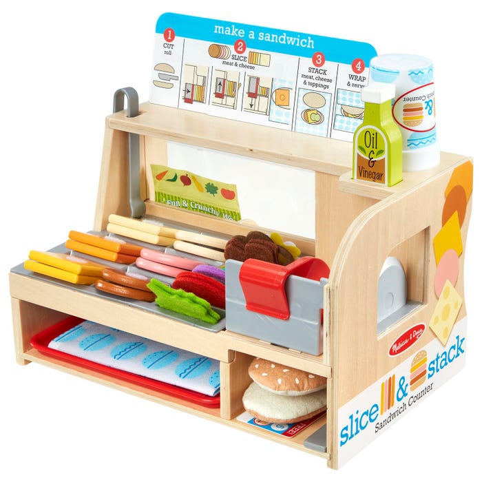 Melissa & Doug Slice & Stack Sandwich Counter