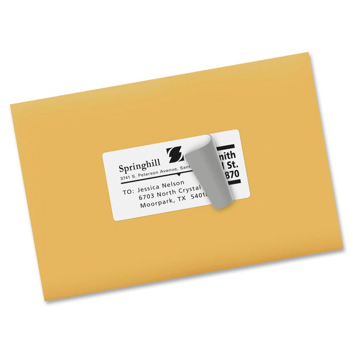 Avery TrueBlock Shipping Labels, Laser, 2 x 4 Inches, White, Pack of 5000