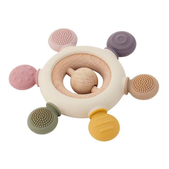 TickiT SiliSoft Rattle Teether, Earth