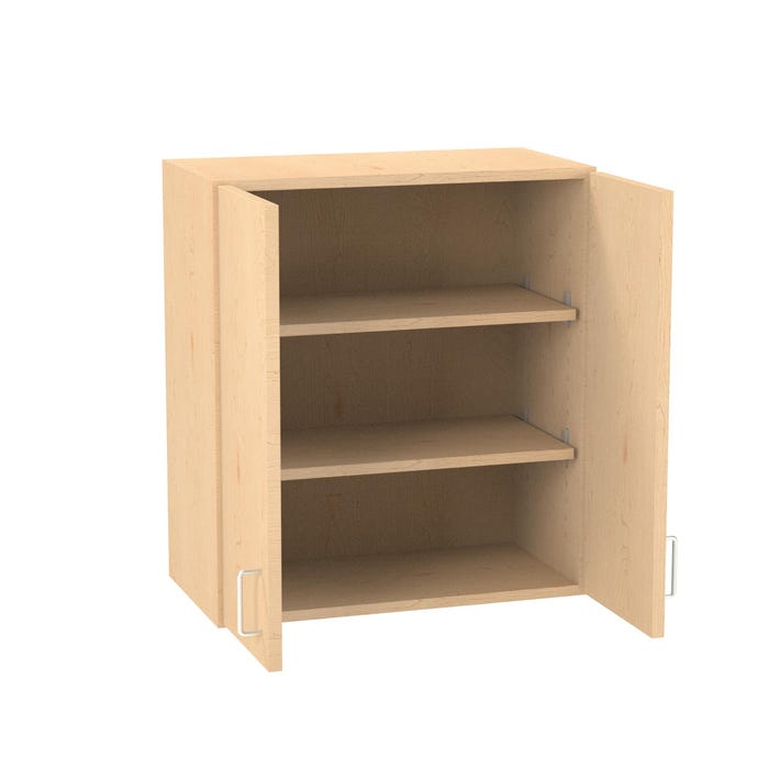 WB CaseworkUSA Double Door Wall Cabinet with 2 Adjustable Shelves