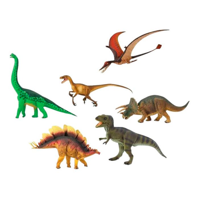 Safari Ltd. Wild Safari Prehistoric World Dinosaur Set, 6 Pieces