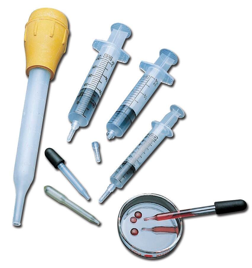 Pipettes, Syringes, Item Number 190-9270