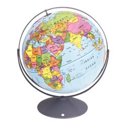 Image for Nystrom Intermediate Political Globe, 16 in from School Specialty