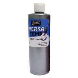 Sax Versatemp Heavy-Bodied Tempera Paint, 1 Pint, Metallic Silver 2002443