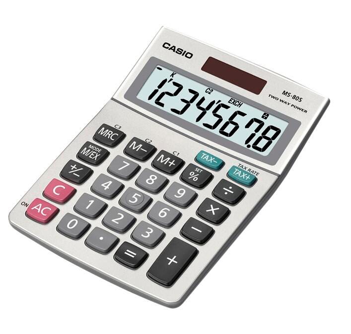 Image for Casio MS-80B Desktop Calculator from School Specialty