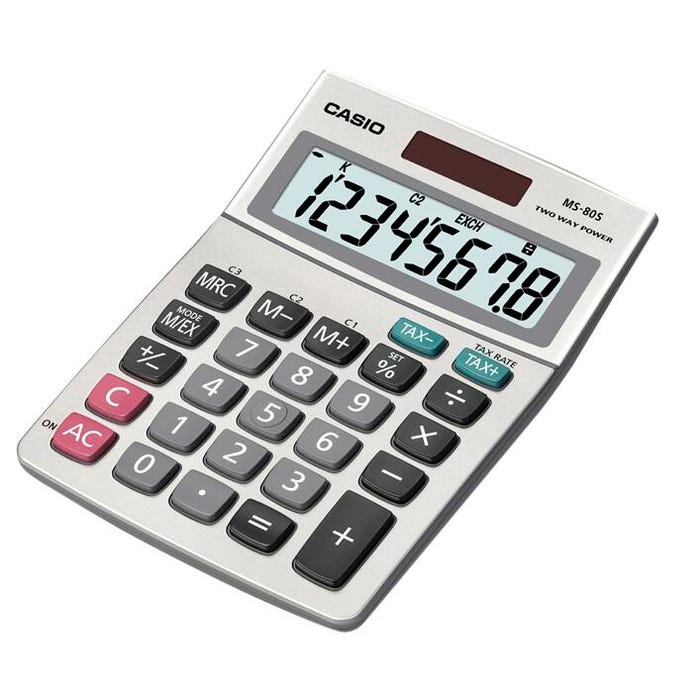 Casio MS-80B Desktop Calculator School Specialty