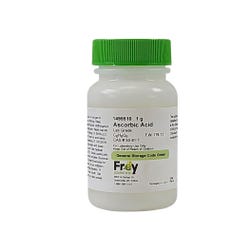 Frey Scientific Ascorbic Acid, White, Powder/Crystals, Lab Grade, Item Number 1495510