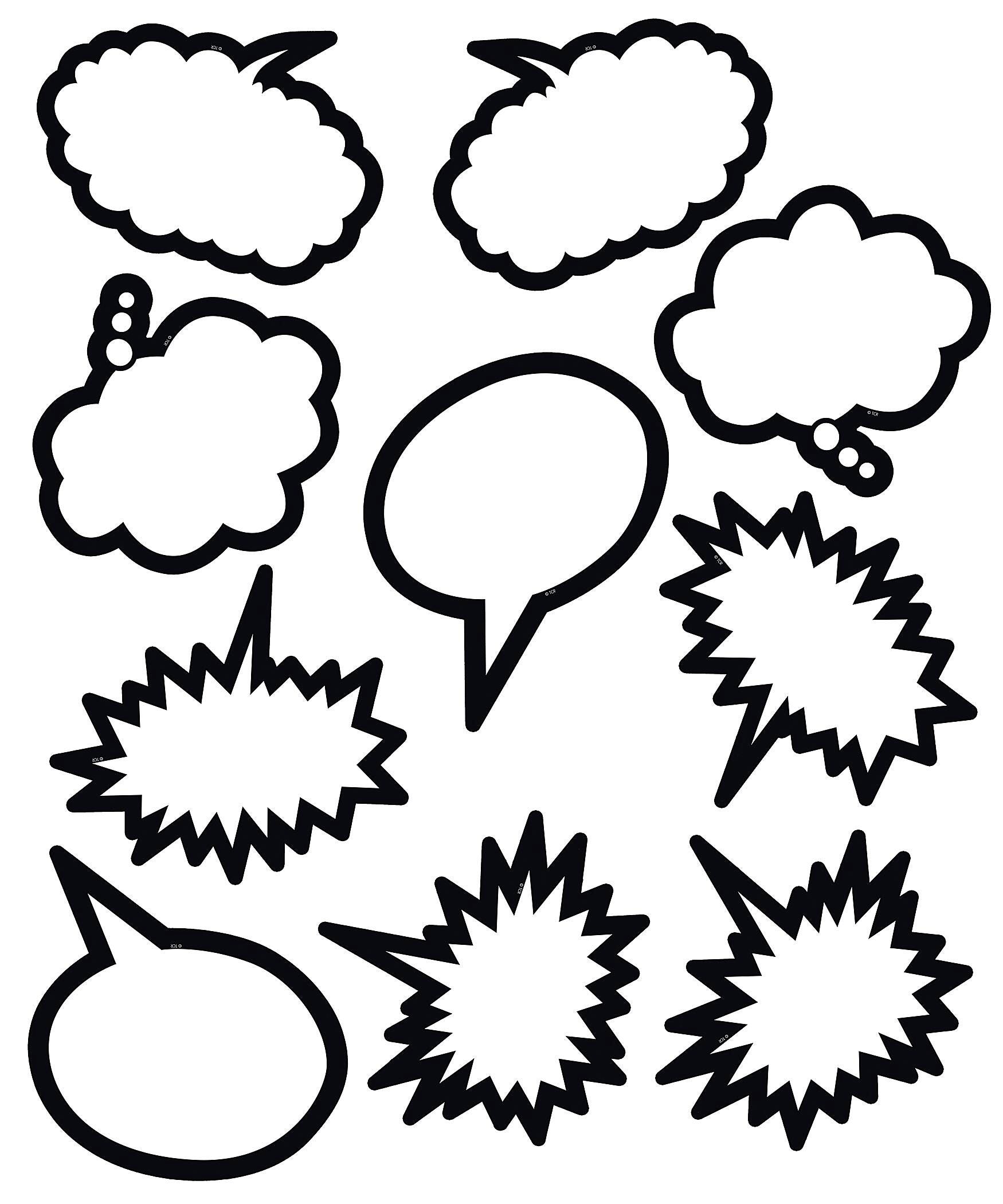 Teacher Created Resources Speech and Thought Bubbles, 6 Inches, Pack of 30 1570831