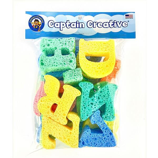 Captain Creative Alphabet Sponges, Pack of 26 2150521
