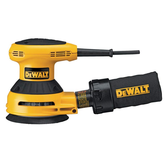 Woodworker's Dewalt 1/4-Sheet Heavy Duty Palm Grip Sander with Dust Canister, 1/16 in Orbit