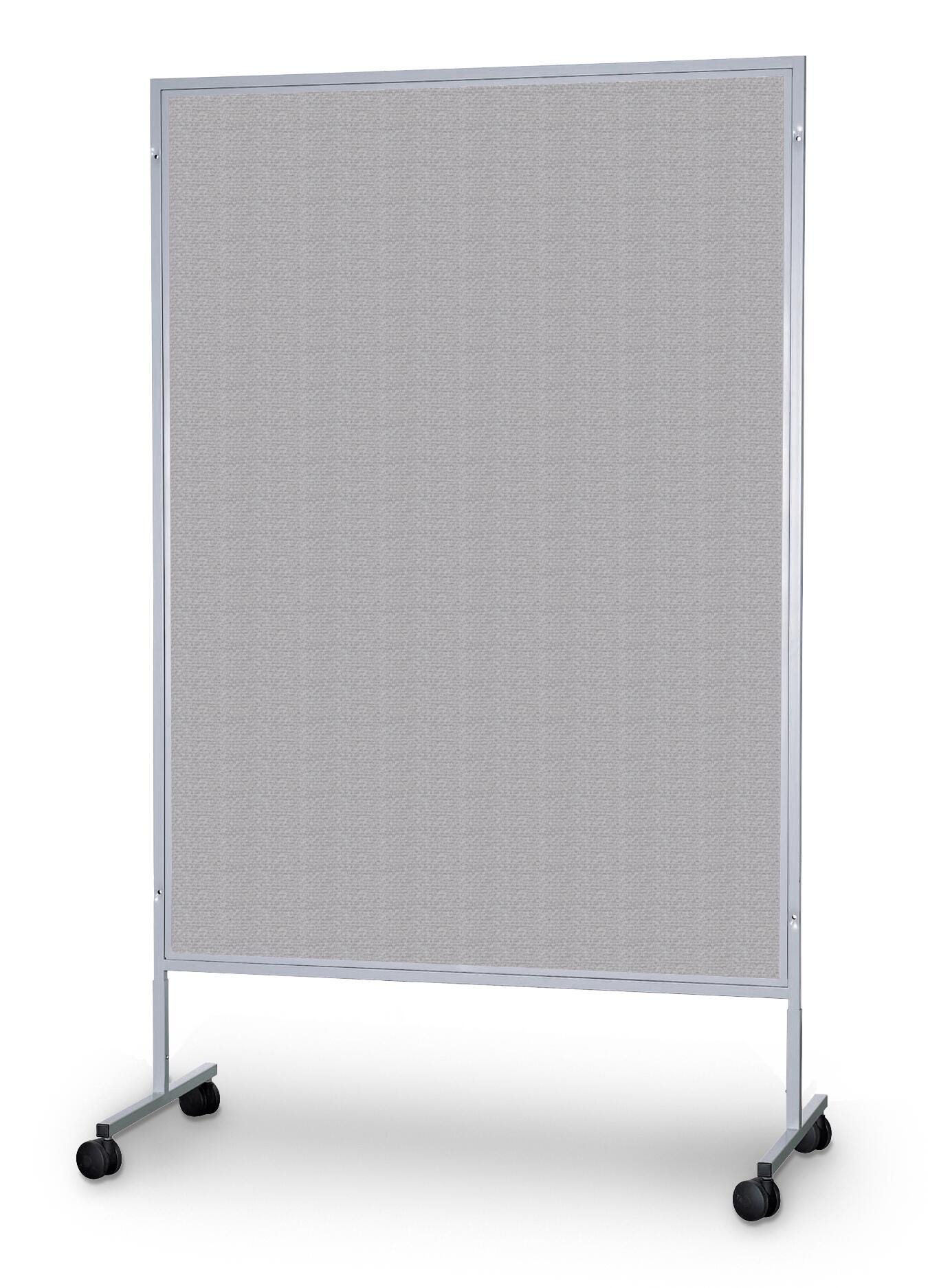 The Miller Group Portable Display Panel, Gray Vinyl, 48 x 80 inches
