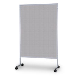 The Miller Group Portable Display Panel, Gray Vinyl, 48 x 80 inches