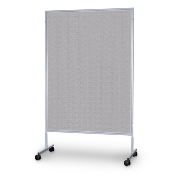 The Miller Group Portable Display Panel, Gray Vinyl, 48 x 80 inches
