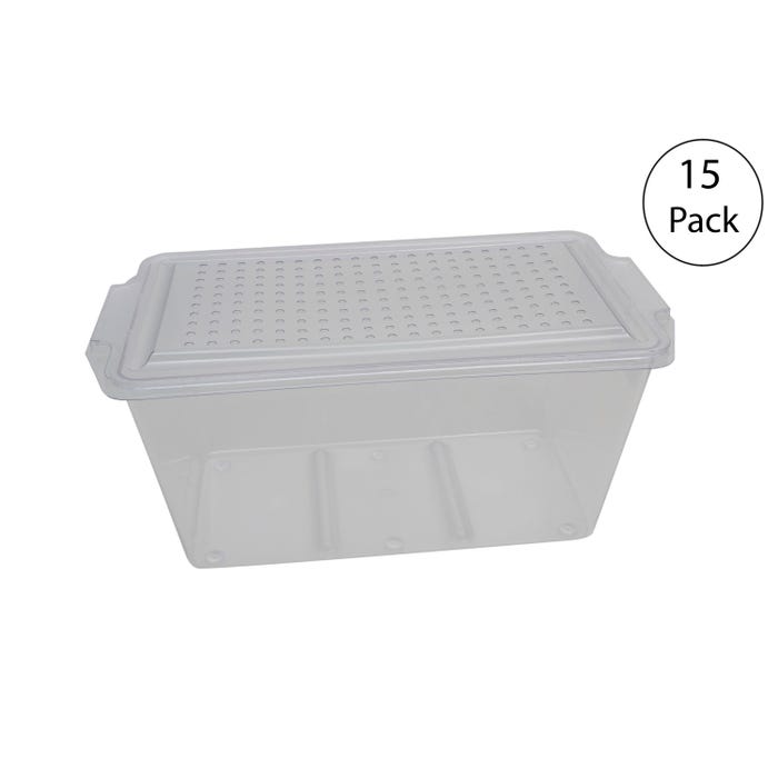 Delta Education Terraria with Lid, 6 Liters, Pack of 15