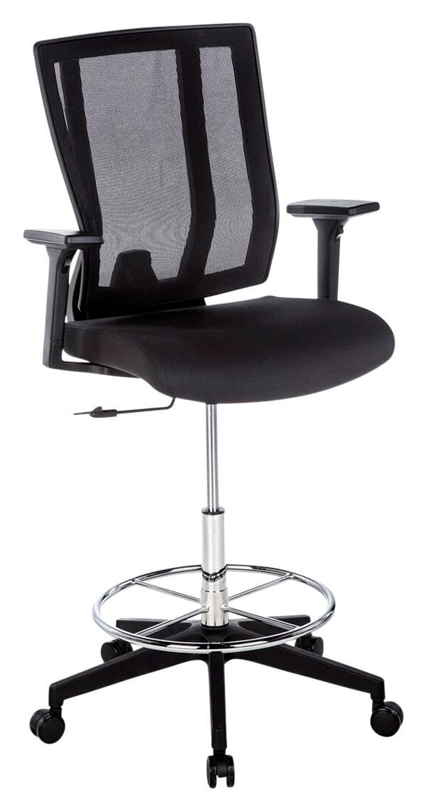 Image for VARI Drafting Chair, Black from School Specialty