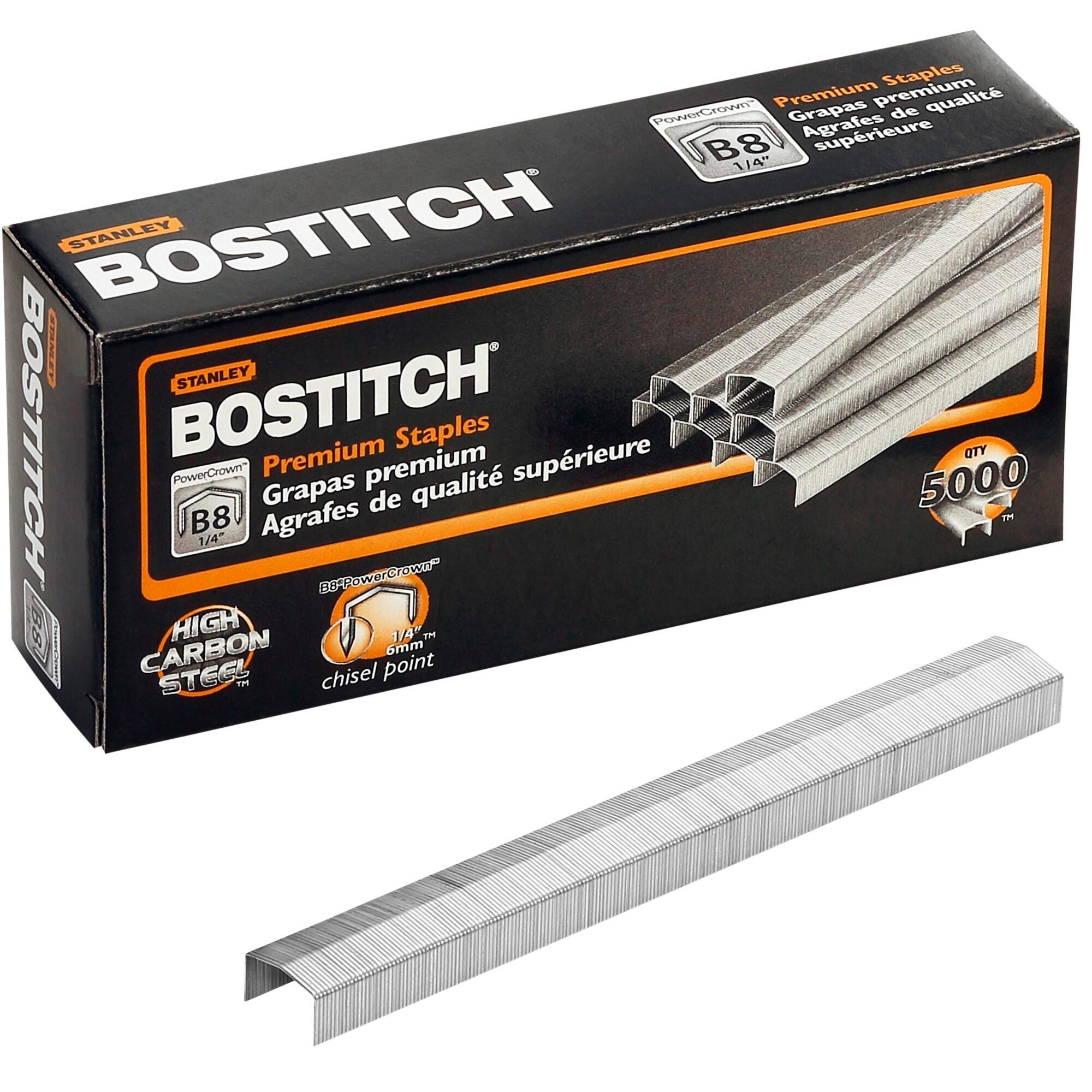 Bostitch B8 Chisel Point Staple for B8C Line, 1/2 Inch Crown, Pack of 5000 2132559