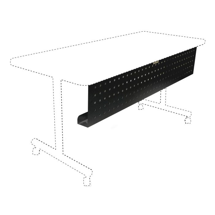 Lorell Rectangular Training Table Modesty Panels, 48-Inch Triangular Tables, 42 x 3 x 10 Inches, Black