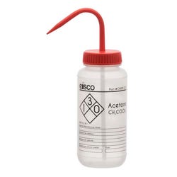 Eisco Labs Acetone Wash Bottle, 500 mL, Wide Mouth, LDPE